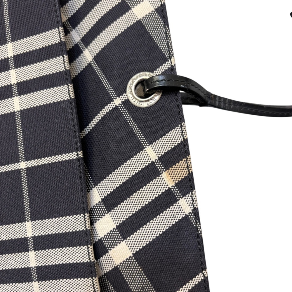 Burberry vintage navy dark blue nova check made in Italy unisex - Picture 13 of 16